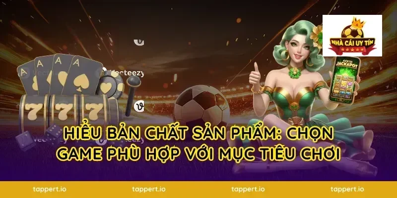 Hiểu bản chất sản phẩm: chọn game phù hợp với mục tiêu chơi
