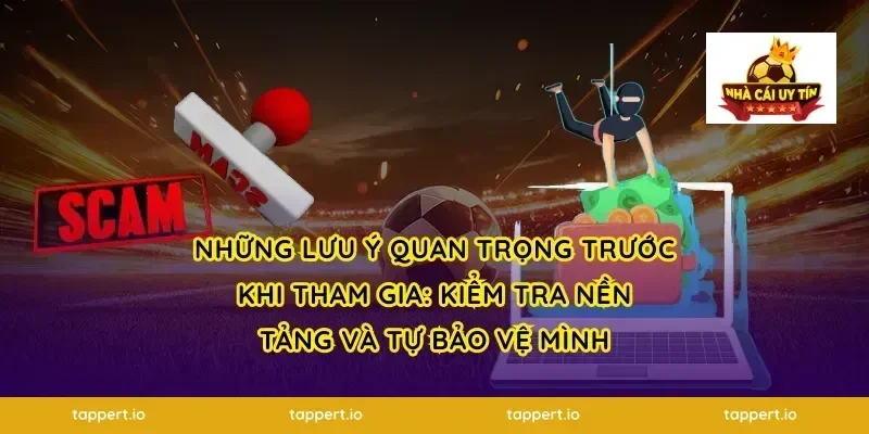 Những lưu ý quan trọng trước khi tham gia: kiểm tra nền tảng và tự bảo vệ mình