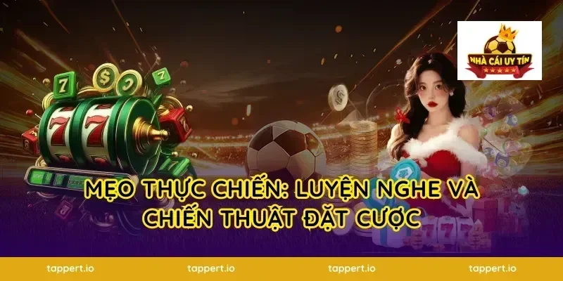 Mẹo thực chiến: luyện nghe và chiến thuật đặt cược