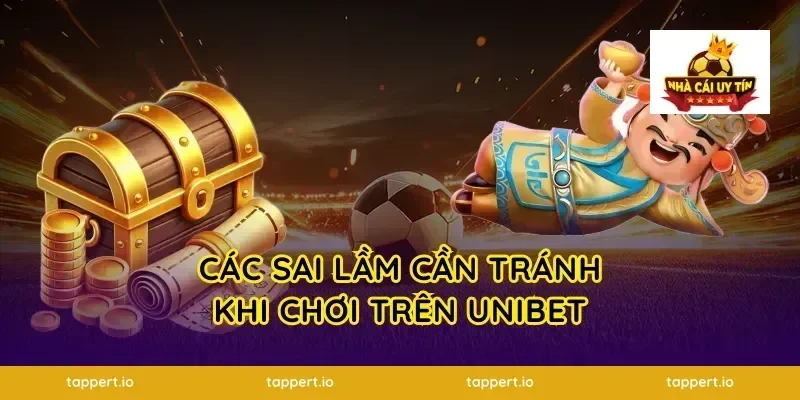 Các sai lầm cần tránh khi chơi trên unibet