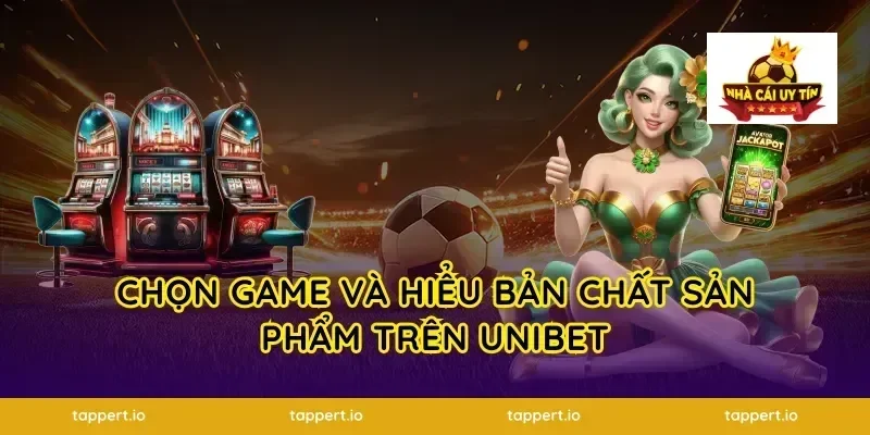 Chọn game và hiểu bản chất sản phẩm trên unibet