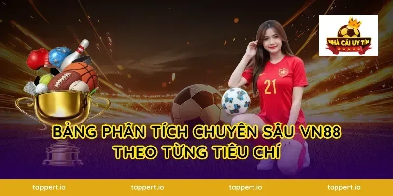 Bảng phân tích chuyên sâu VN88 theo từng tiêu chí