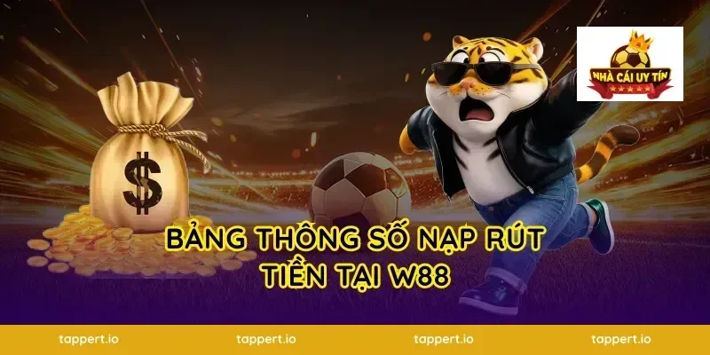 Bảng Thông Số Nạp Rút Tiền Tại W88